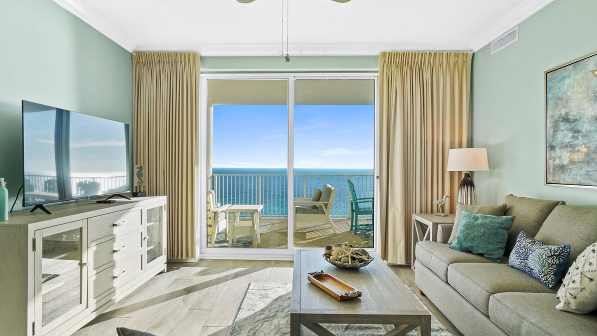 1603 West Corner. 2 Gulf Front Masters! Clean, large Sunset Balcony, Amazing!