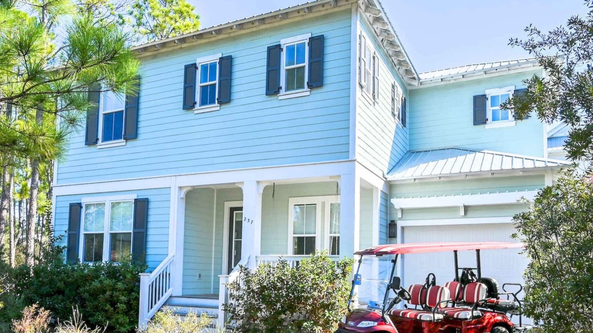 5BR Family Home! Golf Cart! Walk to Pool! 8 Min to Beach! ~ Your Happy Place 30A