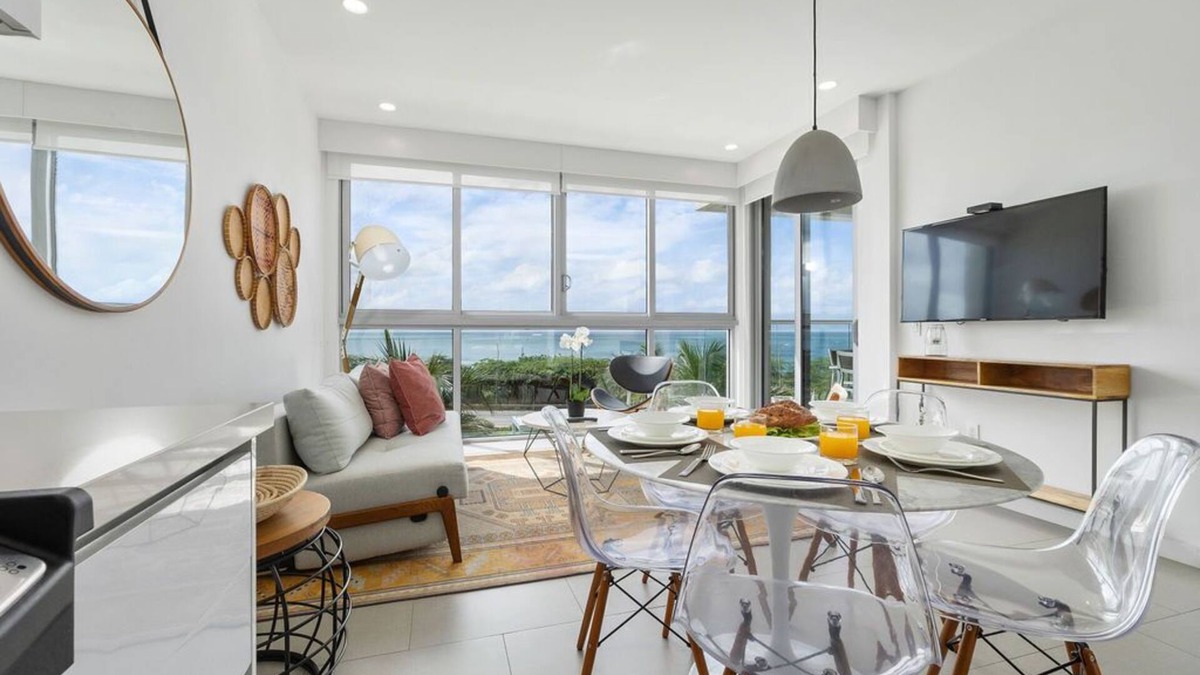 A Boho Chic Oceanfront Condo for 6.