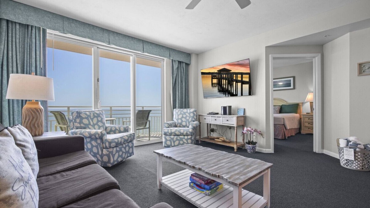 Beautiful and Spacious 3 BR Direct Oceanfront Condo with Private Balcony at The Wyndham Ocean Walk Resort