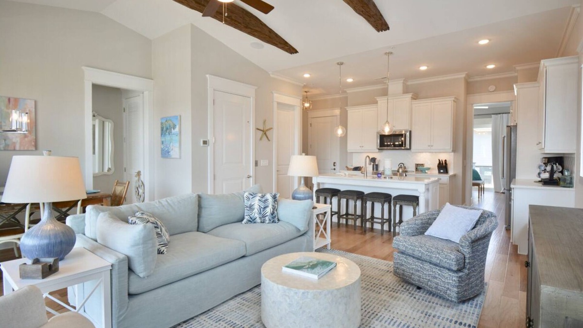 Everything included in new Coastal Modern Condo!