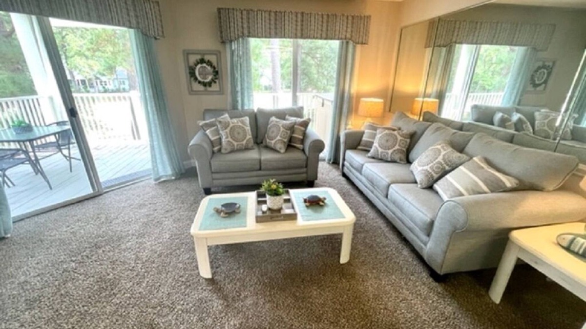 Golf course community with golf course view close to Sunset Beach