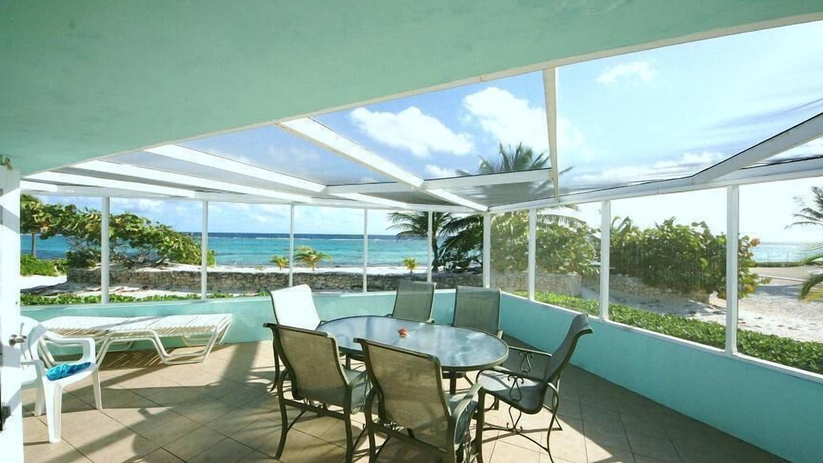 Ocean Front Condo Cayman Kai by Rum Point- SeaRendipity beachfront & snorkeling!