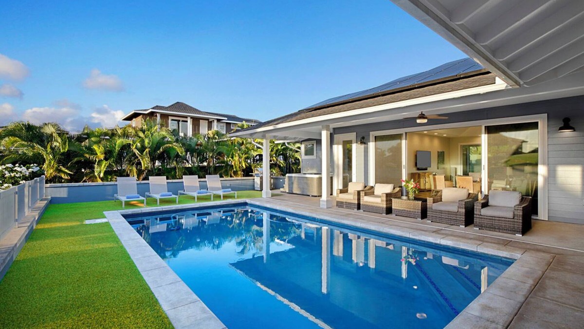 Pomaika'i : New Poipu Villa w/Pool+Spa Near Beach