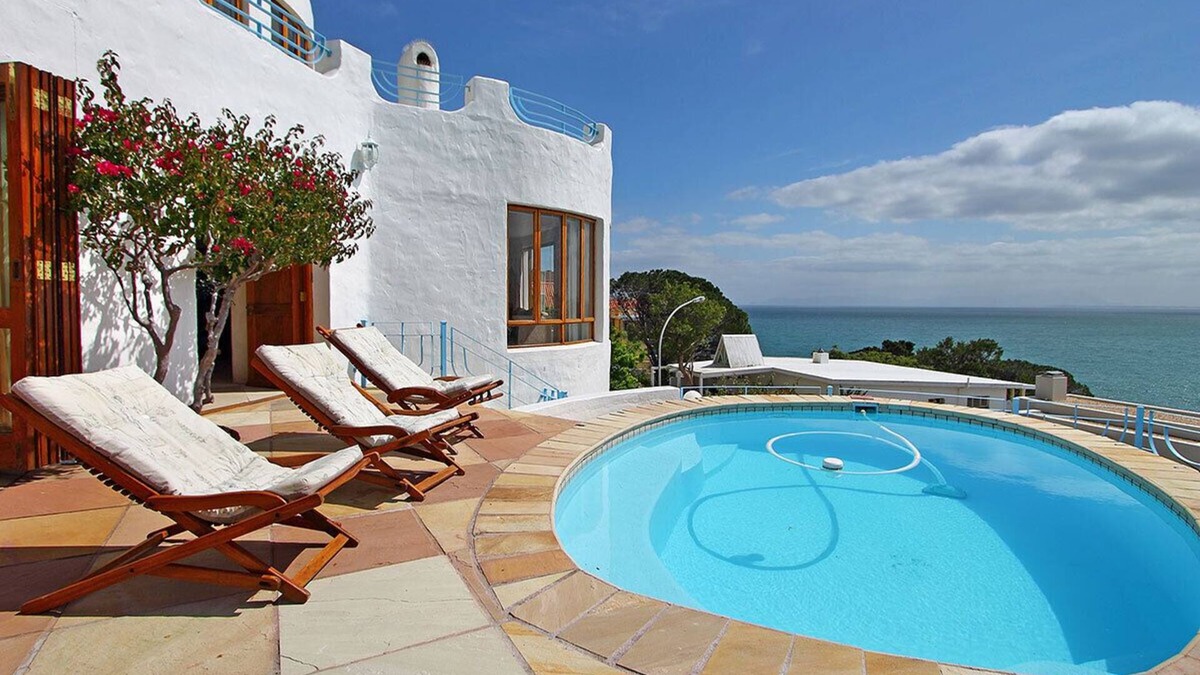 Private villa in Gordons Bay with ocean views and pool