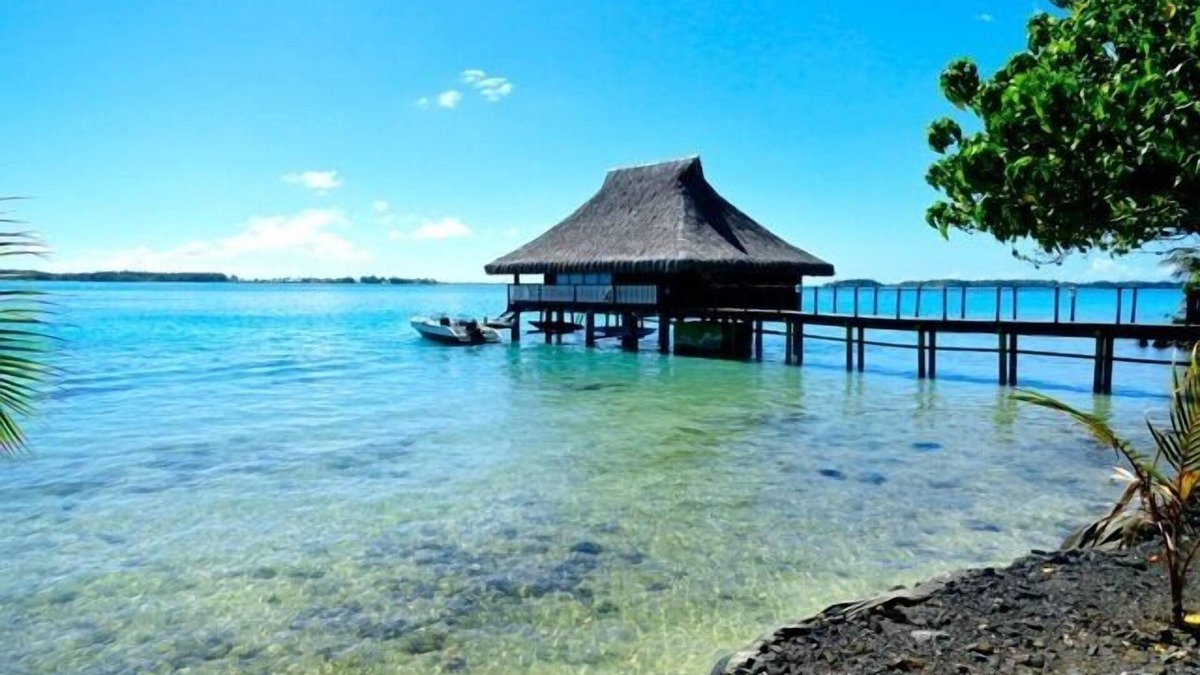 The Black Pearl! The most luxurious private OVER WATER BUNGALOW on Bora Bora!