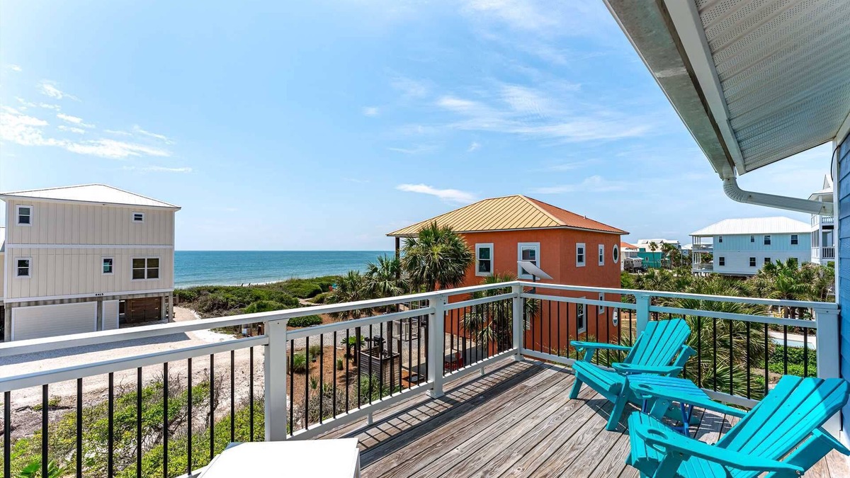 Vesper's View - Cozy Duplex, 1st Tier, Gulf Views, 2 Min Walk To Gulf