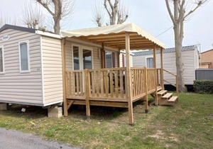 MOBIL HOME 6P A VALRAS PLAGE CAMPING LES SABLES DU MIDI