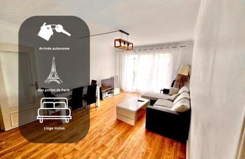 Bezons Apartment | Élégant 3 pièces proche Paris La Défense