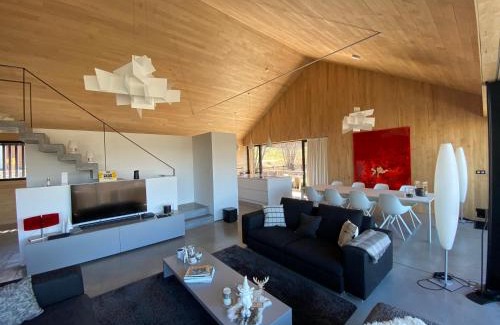 Guillestre Villa | Élégant chalet contemporain - sauna - piscine -10p