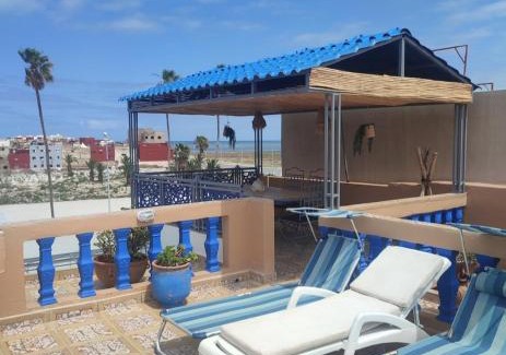 Moulay Abdallah Apartment | étage 1 avec terrasse et vue sur mer