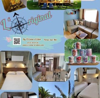 Piriac-sur-Mer Apartment | Ô Coeur d'Eden ,2 mobilhomes l'Ôriginal et le BÔ'Aime