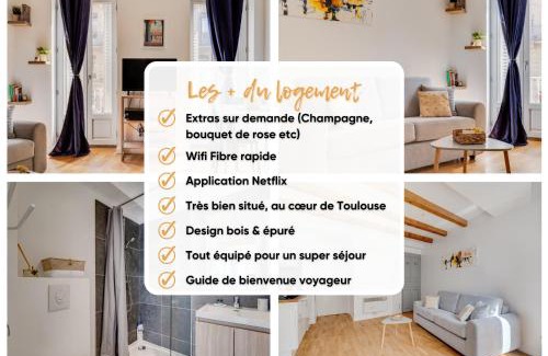 Compans-Caffarelli Apartment | Ô Merveilleux Compans - Centre ville Toulouse - Wifi, TV