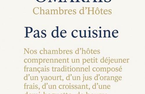 Archives Bed & Breakfast | Ômarais Guest House