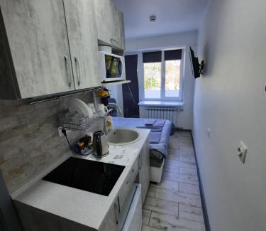 Shevchenkivs'kyi District Apartment | Посуточно мини-студия метро Дорогожичи Киев