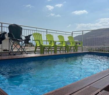 Migdal Villa | תכלת במושבה Lite Blue in the colony