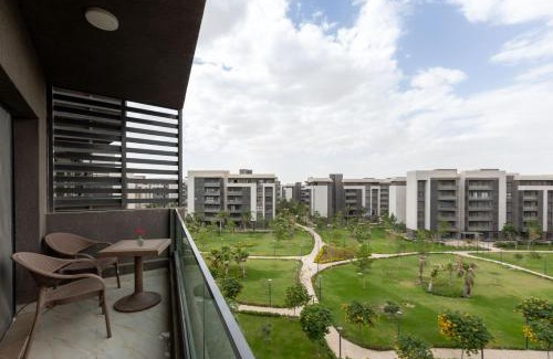 Madinaty Apartment | شقة فندقية هادئة بأطلالة بانوراما على الحديقة