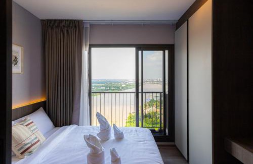 Bang Kra So Apartment | ห้องพักวิวแม่น้ำ Mrt สะพานพระนั่งเกล้า
