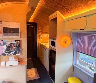 Gujwa House | 임진고택 and 마차글램핑 Imjingotaek Hanok Stay Jeju Traditional House LP Cozy House, Wagon stay