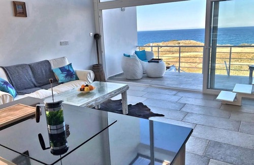 Bahceli Condo | 1+1 Loft-apartment mit Meerblick im Projekt Palm Bay View in Bahceli auf NZ