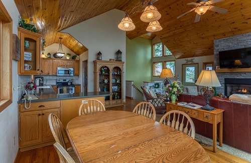 Boone House | 1 Amazing View - Great location, cozy, Foosball table and hot tub!