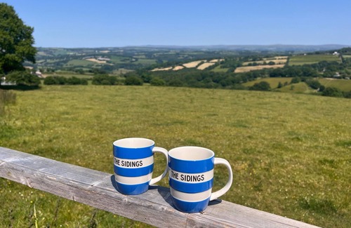 Saint Ann's Chapel Cabin | 1 Bed Cabin-Sleeps 2, Hot Tub, Garden, Pets, Views