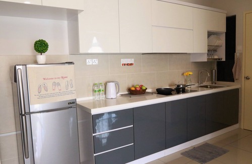 Malacca City Condo | 1 bedroom luxury condo. 1 to 7 guests, 3 beds, 1 sofa bed, 1 bathroom, living