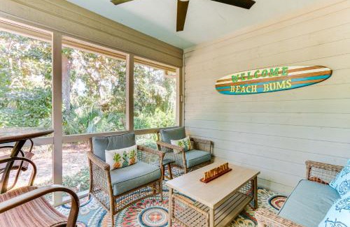 Shipyard Plantation House | 1 Mi to Beach Townhome with Porch in Hilton Head!