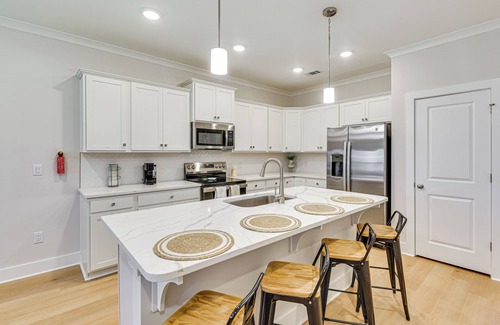 Panama City Beach House | 1 Mi to Sand & Surf: Townhome w/Pool in PCB!