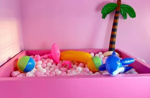Everton House | #1 Most Viral Pink House w Ball Pit