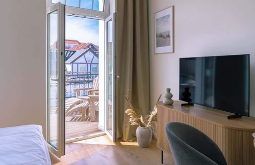 Warnemuende Apartment | 1-Raum Appartment „Nr. 4“ mit großer Terrasse
