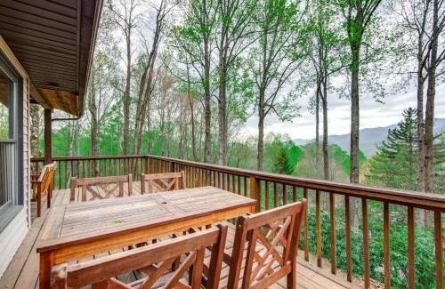 Balsam House | 10 Mi to Waynesville Cabin with Hot Tub and Mtn Views