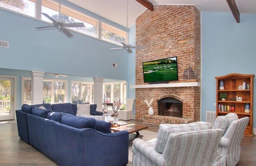 Sea Pines House | 10 Royal Tern - 2nd Row Home in Sea Pines w/ Private Pool & Spa