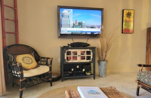 New Smyrna Beach Apartment | 101 - Caribbean décor and a few steps to pool