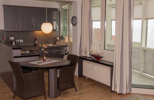 Innenhafen Apartment | 107-1 Helgoland with beach chair on the south beach - 107-1 Helgoland