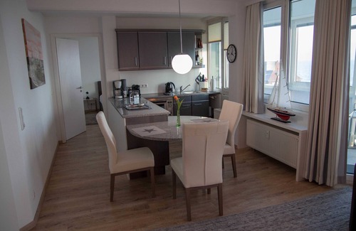 Innenhafen Apartment | 107-1 Helgoland with beach chair on the south beach - 107-1 Helgoland