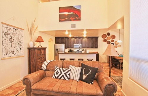 Moab South Valley House | 10A1 Close to Pool, Views, Huge Patio, Sleeps 8