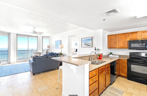 Pensacola Beach Condo | 10th Floor Sweeping Views of the Gulf. Steps from Beach Access.