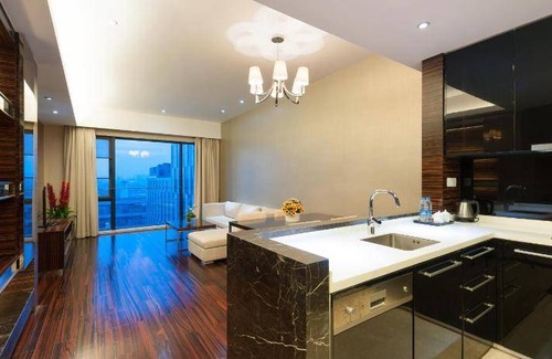 Pazhou Residential District Apartment | 110 m² Serviced apartment ∙ 3 bedrooms ∙ 4 guests
