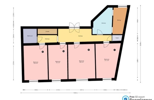 Centrs Resort | 118 m² Private room ∙ 1 bedroom ∙ 1 guest