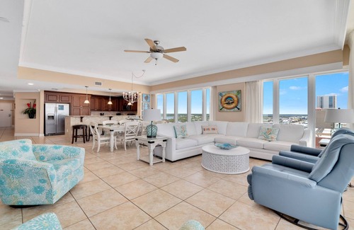 Gulf Shores Condo | 12th Floor 4BR Corner Unit at Phoenix Gulf Shores! Water Slide!
