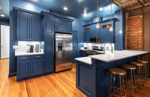 Over-the-Rhine House | 1302 Main - OTR Bank Building · Art Deco Mansion with Roof Deck: OTR Bank Building