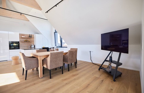 Loretto Apartment | 140 m² designer apartment with fantastic panoramic roof terrace in Salzburg