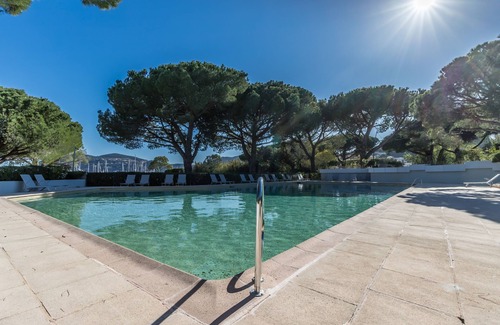 Mandelieu-la-Napoule Beach Apartment | 14415 Sublime 4pièces Sublime VUE MER Avec Piscine ET Tennis Dans LA Résidence