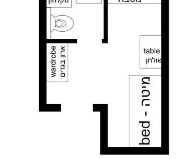 Jerusalem City Centre Apartment | 15 m² Apartment ∙ 1 bedroom ∙ 1 guest