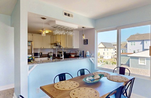 North Carolina Coast Condo | 15% Off 2025! Second Row Ocean View, Pool, Close to Beach Access + CB Pier, Dog Friendly