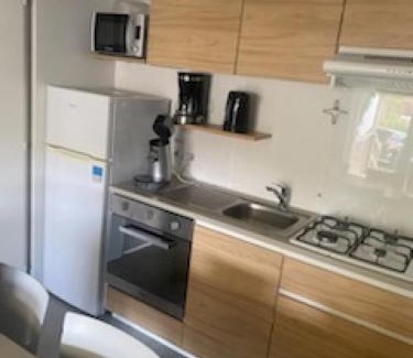 Houlgate Resort | 155- Joli Mobilhome 4 Pers 2 chambres Clim Tv Wifi Camping 5 étoiles