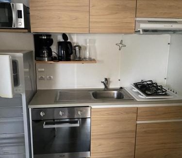 Houlgate Resort | 155- Joli Mobilhome 4 Pers 2 chambres Clim Tv Wifi Camping 5 étoiles