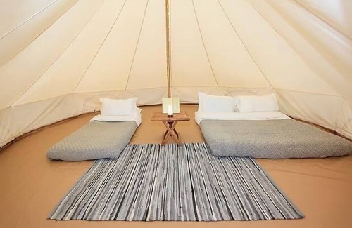 Llanfaethlu Cabin | 16 'Petra' Bell Tent Glamping Anglesey