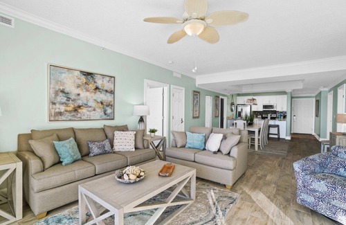 Long Beach Condo | 1603 West Corner. 2 Gulf Front Masters! Clean, large Sunset Balcony, Amazing!